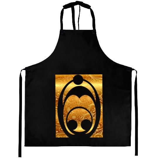 New youth classic golden Aprons for girls