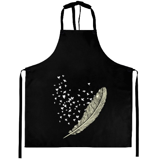 Feather Birds Aprons