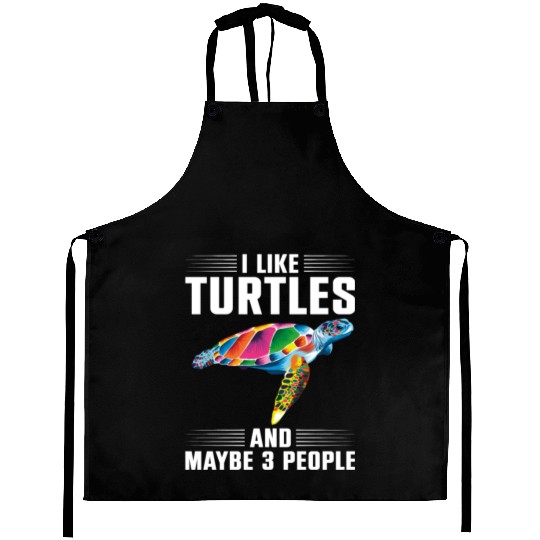 Sea Turtle Tortoise I Like Turtles Aprons