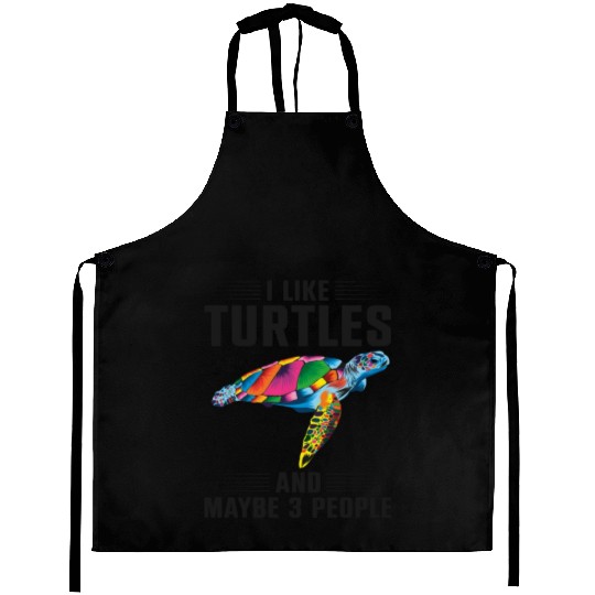 Sea Turtle Tortoise I Like Turtles Aprons