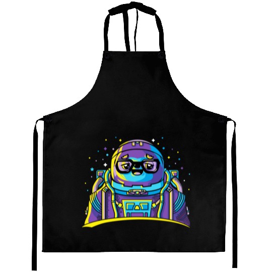 Astro Sloth Aprons
