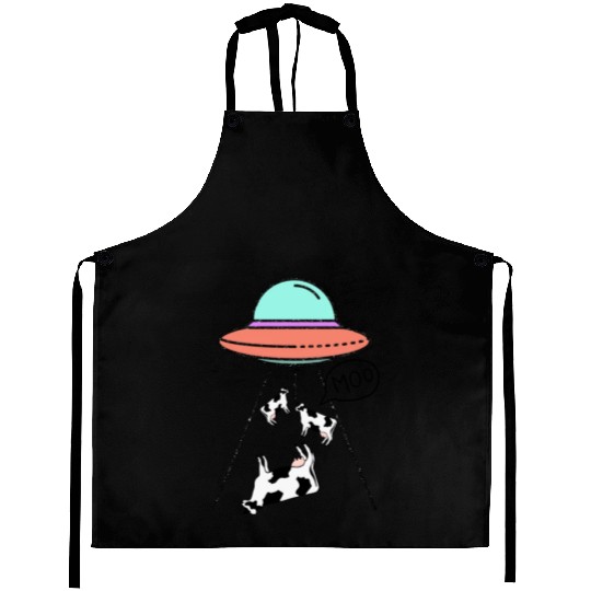 MOO the Truth Is Out There Area 51 Alien Ufo Aprons