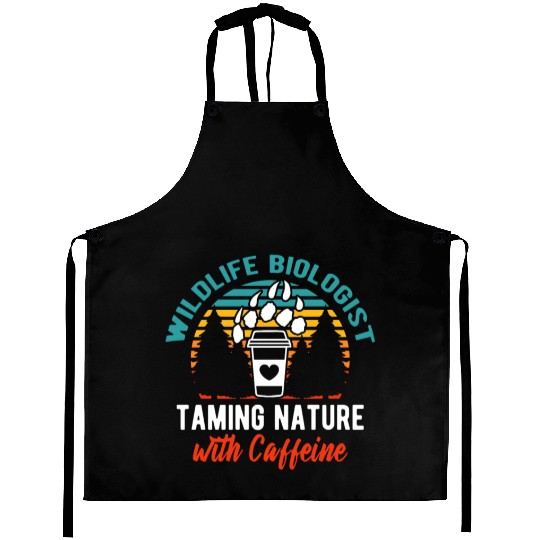 Wildlife Biologist Taming Nature with Caffeine Aprons