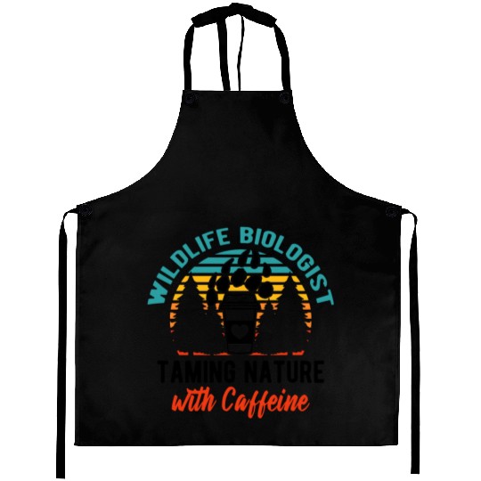 Wildlife Biologist Taming Nature with Caffeine Aprons