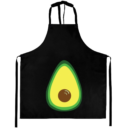 Avocado Vector Design Aprons