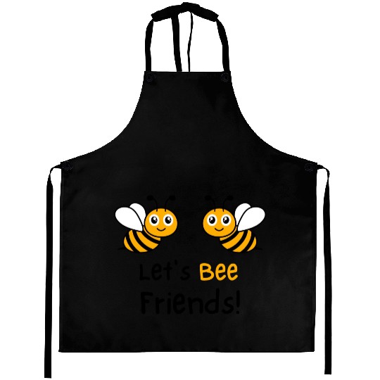 Bee Lovers Honey Bee Aprons, Let's Bee Friends