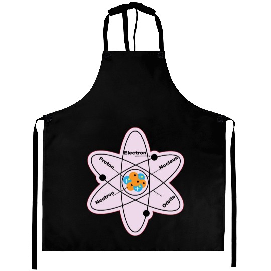 Atom Structure Model Electrical Physics Students Aprons