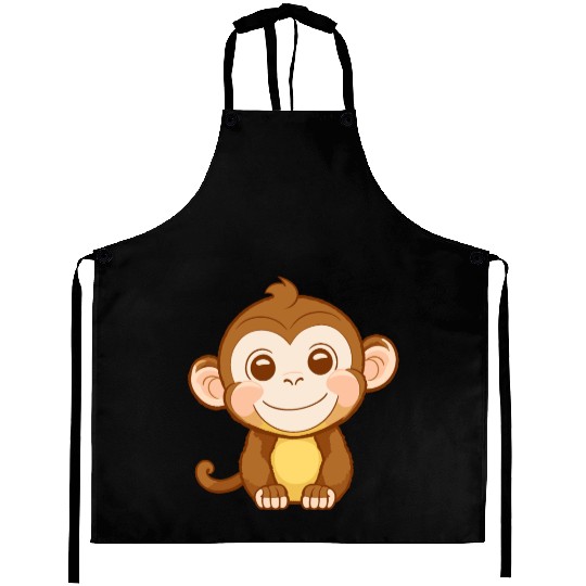 Playful Baby ape Aprons