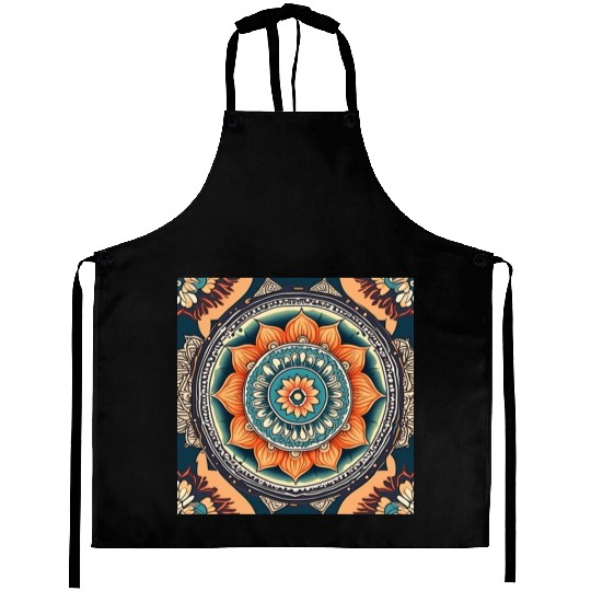 Mandala design Aprons