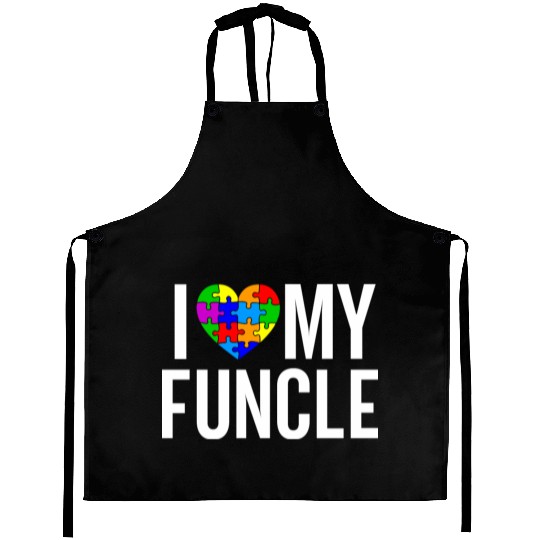 I Love My Funcle Aprons