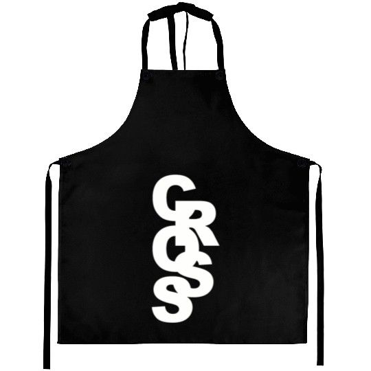 Cross Country Running Stacked Font Play Stylishs, Aprons