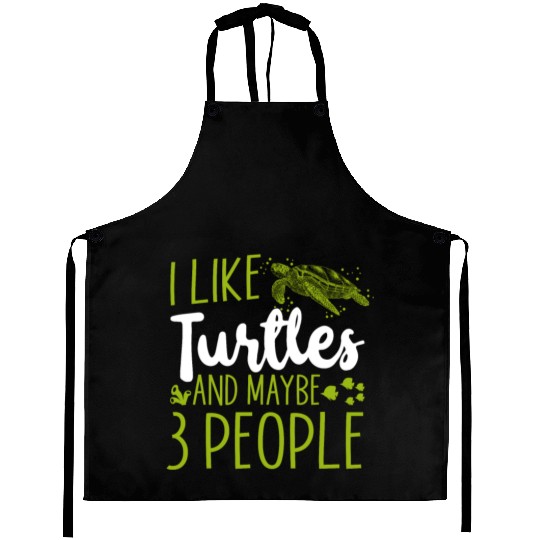 Sea Turtle Tortoise I Like Turtles Aprons