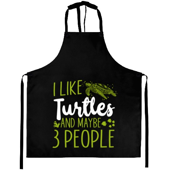 Sea Turtle Tortoise I Like Turtles Aprons