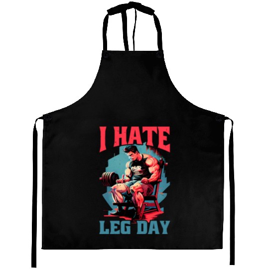 I Hate Leg Day 18 Aprons