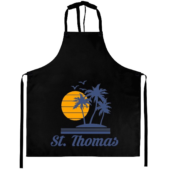 Saint St Thomas Caribbean Island Beach Aprons
