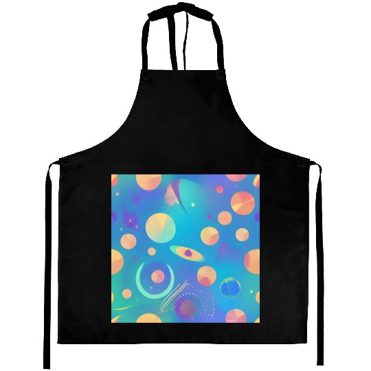 Galaxy nebula art Aprons