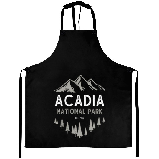 Acadia National Park Est 1916 Maine Aprons