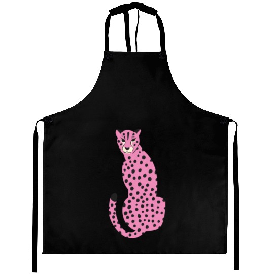 Pink Cheetah Aprons