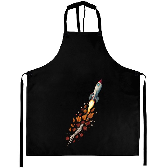 Autumn rocket - leaf-driven flight Aprons