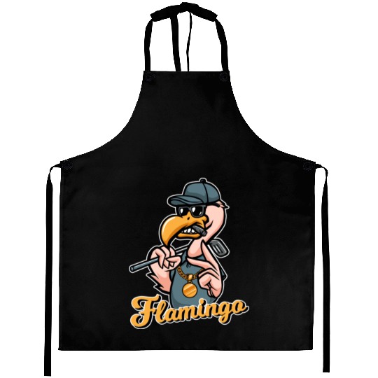 Flamingo Golf Aprons