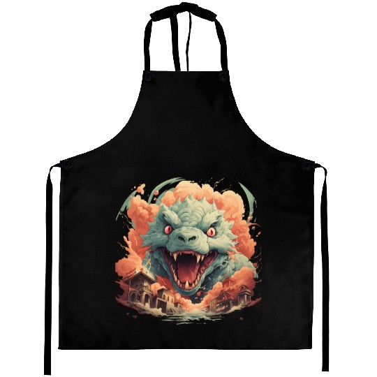 Kaiju: Cityscape Destructor Aprons
