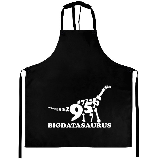 Big Data Dinosaur Machine Learning Data Analyst Aprons