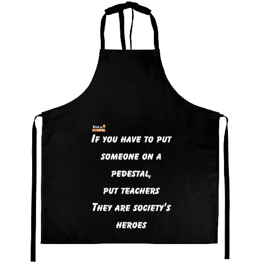 Back to School Quotes Aprons
