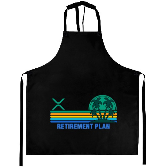 XRP Cryptocurrency-RETIREMENT PLAN Aprons