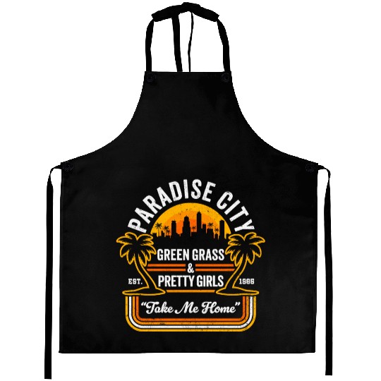 Funny 80's Classic Rock Parody: Paradise City Aprons
