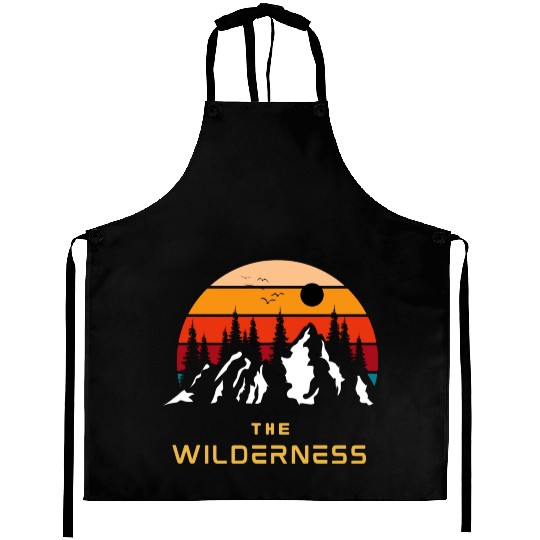 The Wilderness - Embrace the Raw Beauty of Nature Aprons