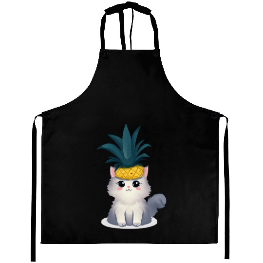 Pineapple cat Aprons