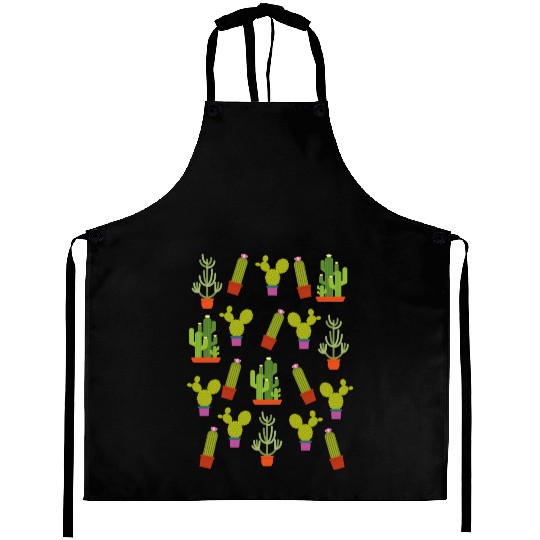 Cactus Succulent Plants Nature Colorful Aztec Aprons