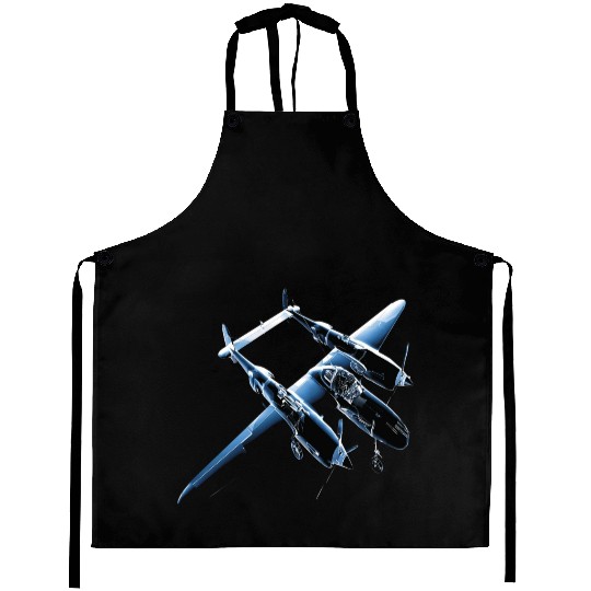 P 38 Lightning 3D Aprons