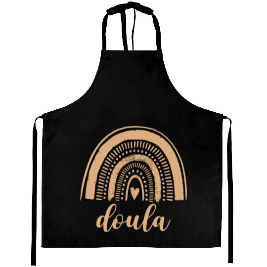 Doula Rainbow Leopard Birth Doulas Gift Aprons