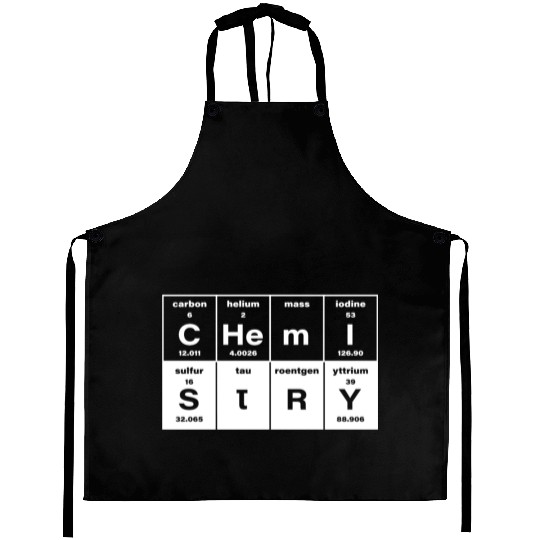 Chemistry Periodic Table Science Teacher Funny Aprons