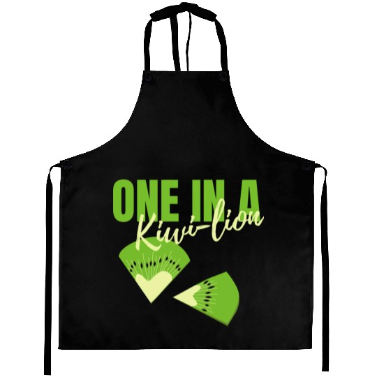One In A Kiwi Lion Aprons