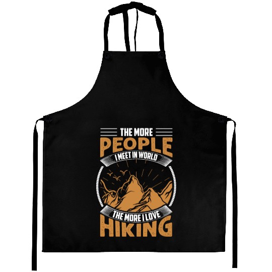 People hiking Aprons