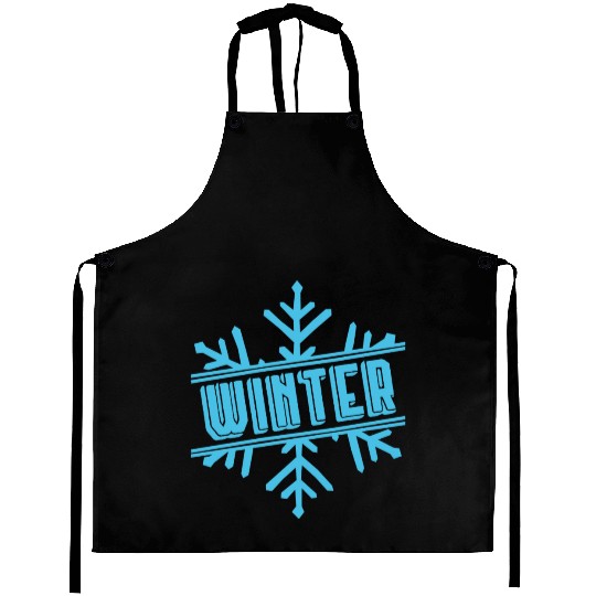 Winter Snowflakes Aprons