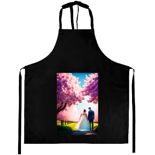 SPRING WEDDING Aprons
