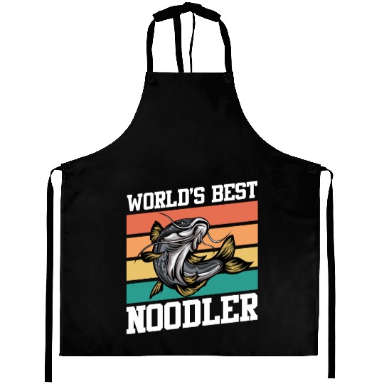 World´s Best Noodler Catfish Fishing Angler Aprons