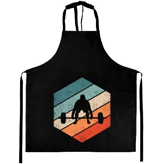 Cool Gym Clothing Retro Style Bodybuilding Aprons