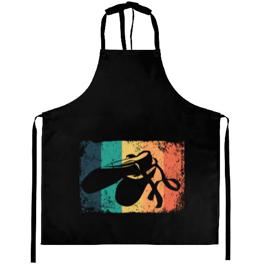 Ballet Shoes Vintage Woman Ballerina Aprons
