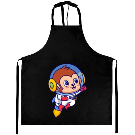 Flying Monkey Astronaut Aprons