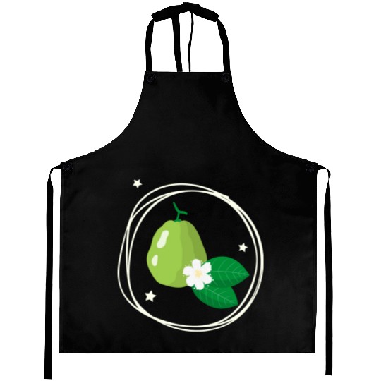 Guava With Flower And Leaves Aprons