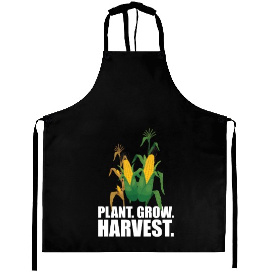 Corn Farmer Plant Grow Harvest Aprons