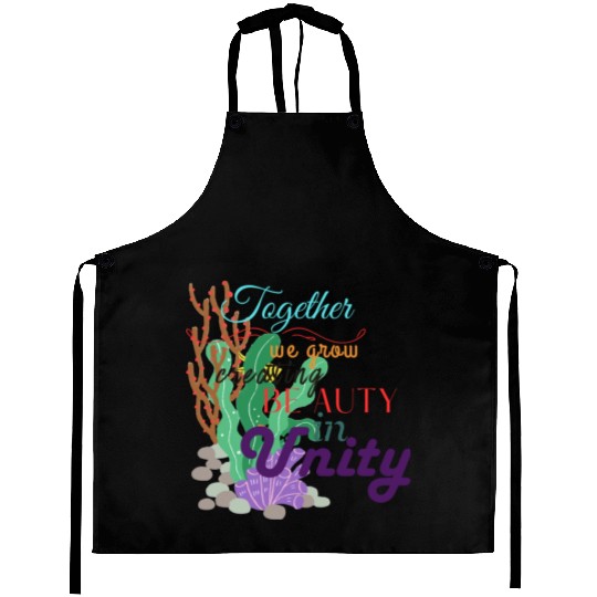 Unified Coral Canvas Aprons