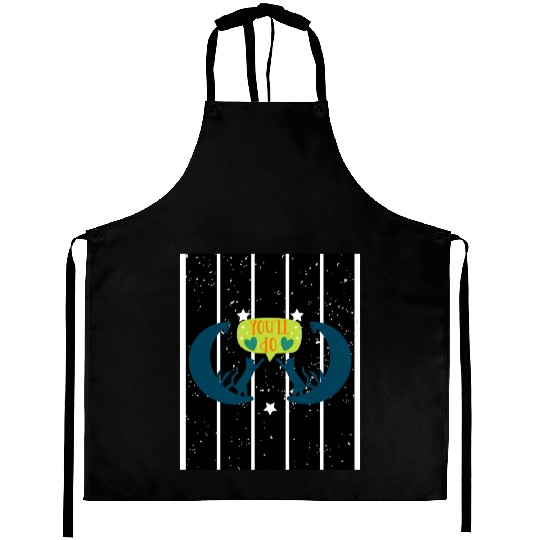 Funny Aprons - I LOVE YOU