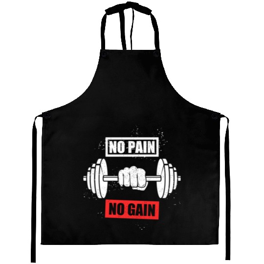 Unlock Your Potential With Our No Pain No Gain Gym Aprons