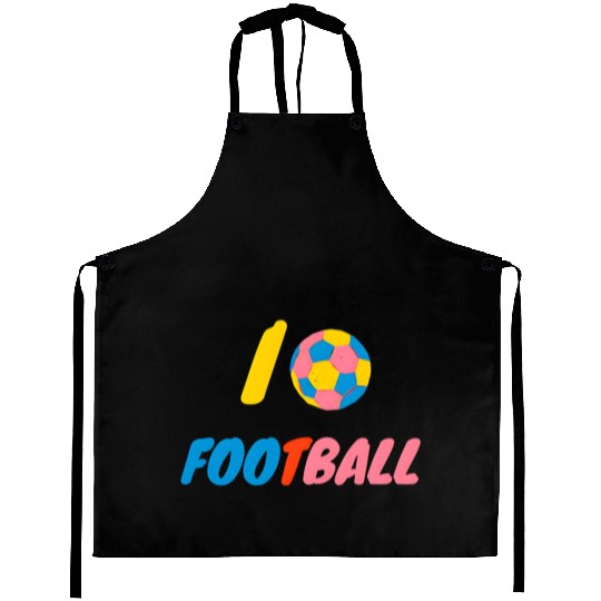 I love football , sport lover Aprons