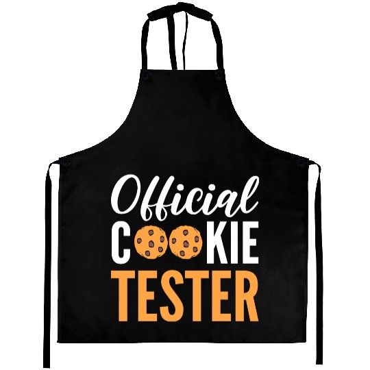 Official Cookie Tester Chef or Baker Gift Aprons